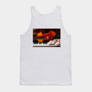 Pointe Shoes And Baroque Violin Tank Top